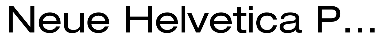 Neue Helvetica Pro 53 Extended